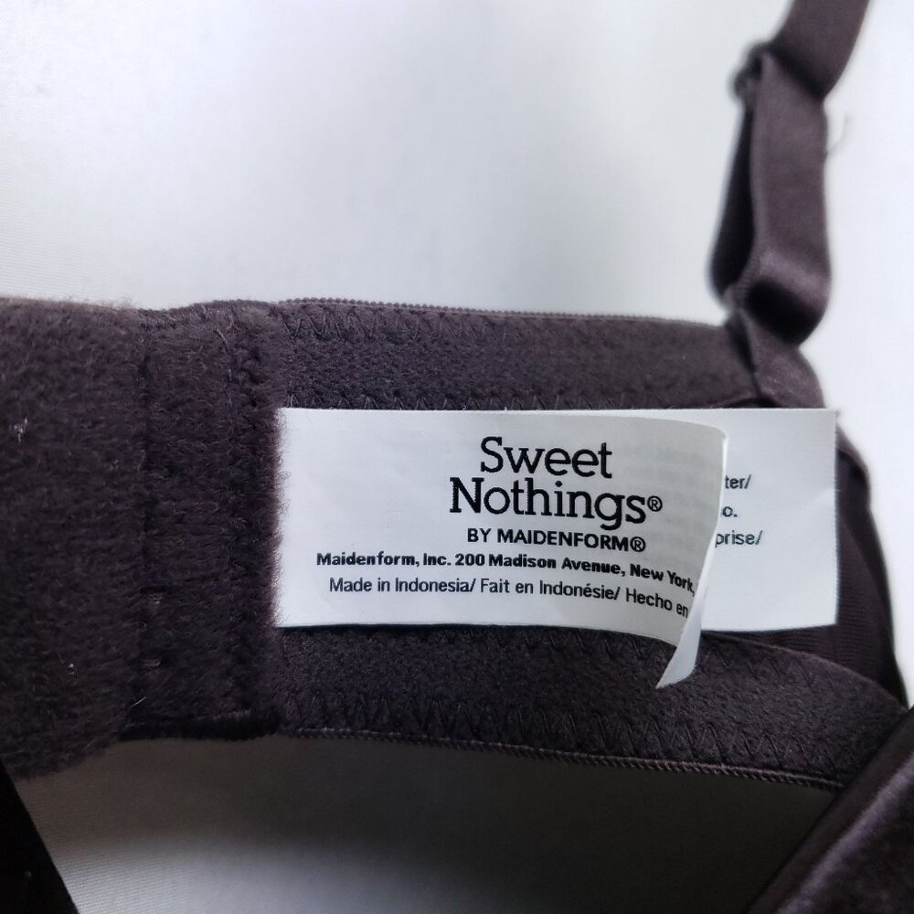 Sweet Nothings By Maidenform The Perfect Push-Up Bra 38C Coffee Brown Everyday - Picture 5 of 6